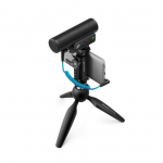 Sennheiser MKE 400 Mobile Kit - condenser, supercardioid microphone with low-pass filter with Manfrotto tripod