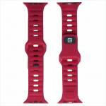Strap Evelatus Evelatus Watch 38/40/41 Sport Silicone Loop Dark Red