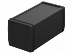 Enclosure: with panel | ALUBOS | X: 84mm | Y: 150mm | Z: 82mm | aluminium