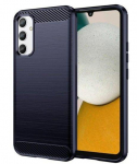 Back panel cover iLike Samsung A34 5G flexible silicone carbon cover Blue