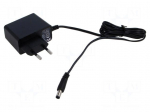 Power supply: switching | mains,plug-in | 15VDC | 1A | 15W | 84%