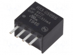 Converter: DC/DC | 3W | Uin: 4.5&divide;5.5V | Uout: 9VDC | Iout: 333mA | SIP4