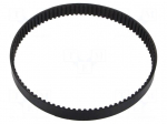 Timing belt | 5M | W: 15mm | Lw: 450mm | Number of teeth: 90 | rubber