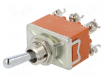 Switch: toggle | Pos: 2 | DPDT | ON-ON | 15A/250VAC | 15A/30VDC | -25&divide;85&deg;C