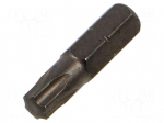Screwdriver bit | Torx&reg; | TX30 | 1/4" | Overall len: 25mm | 100pcs.