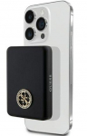 Power bank Guess  Powerbank 3000mAh MagSafe 4G Strassed Metal Logo Black