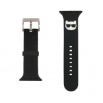 Strap Karl Lagerfeld Apple Watch 38/40/41mm Choupette Head Watch Strap Black