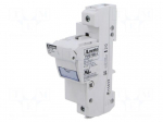 Fuse base | 22x58mm | for DIN rail mounting | 125A | 690VAC | Poles: 1