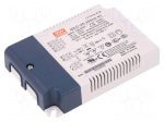 Power supply: switched-mode | LED | 25W | 49&divide;70VDC | 350mA | 90&divide;295VAC