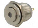 Switch: vandal resistant | Pos: 2 | SPST-NO | 2A/36VDC | IP65 | OFF-(ON)