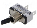 Switch: toggle | Pos: 2 | SPST | ON-OFF | 15A/250VAC | 15A/12VDC | 600H