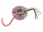 Transformer: toroidal | 200VA | 230VAC | 40V | 40V | 2.5A | 2.5A | 2.1kg