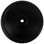 Tunturi Rubber Plate 20kg, Single