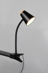 Trio Pongo LED clamping lamp black gaismeklis R25831102 4017807642797