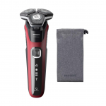 Philips SHAVER Series 5000 S5883/10 men's shaver Rotation shaver Trimmer Black, Red