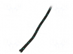 Rope | polypropylene | &Oslash;rope: 4mm | L: 100m | with a core | black