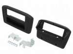 Radio mounting frame | Hyundai | 1 DIN | matt black