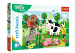 M&auml;nguala | PC | Konsoolid | Tarvikud // Harivad m&auml;nguasjad | Interaktiivsed | Loomingulised | Kunstilised // Puzzle - 24 Maxi - Rodzina Treflik&oacute;w - Trefliki na wsi - Trefl 14361