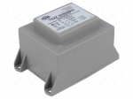 Transformer: encapsulated | 30VA | 230VAC | 15V | 15V | 1A | 1A | IP00 | 600g