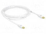 Cable | mini DisplayPort plug,both sides | DisplayPort 1.2 | white