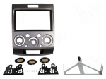 Radio frame | Ford,Mazda | 2 DIN | dark silver