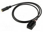 Aux adapter | Jack 3.5mm socket,Quadlock | Opel