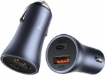 Car charger Baseus Golden Contactor Pro USB + USB-C 40W