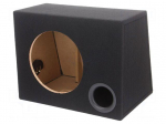Car loudspeaker enclosure | MDF | black | textil | 25l | 250mm