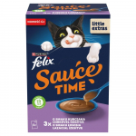 PURINA Felix Sauce Time - wet cat food - 6x40g