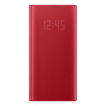 Book case Samsung Galaxy Note 10 LED View Cover Red