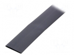 Heat shrink sleeve | flexible | 2: 1 | 25.4mm | L: 1.2m | black | 5pcs.