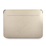 Guess Sleeve GUCS13PUSASLG 13" Saffiano Script / gold