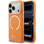 Case Guess IML Script Metal MagSafe for iPhone 17 Pro / orange