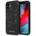 Guess GUHCP12SPCUMABK Marble Hardcase for iPhone 12 mini 5,4" / black