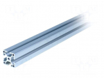 Connecting tubes | Width of the groove: 6mm | W: 30mm | H: 30mm | L: 1m