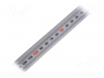 Ruler | figures horizontally arranged,self-adhesive | W: 11mm
