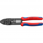KNIPEX crimping pliers 97 21 215 C (red/blue, stripping, crimping 0.5 - 6.0mm2)