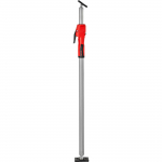 BESSEY ceiling and mounting support STE150 silver/red, 900mm - 1,500mm, with pump handle