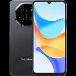 Blackview SHARK 6 5G 6.88inch FHD 1640x720 IPS LCD 120Hz 4+128GB Unisoc T8100 octa-core up to 2.2GHz Cam 13MP Front 8MP / 16+2MP Rear Battery 5000mAh Type-C Dual SIM SD card slots Android 15 Phantom Black