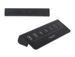 Delock USB 10 Gbps hub with 3 USB Type-C? and 4 USB Type-A (black)