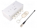 Wireless cutout power switch | EXTA FREE | IP56 | 230VAC | NO x4
