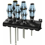 Wera Wera 3334/3355/6 komplekt - kruvikeerajate komplekt, roostevaba teras