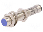 Sensor: inductive | Output conf: PNP / NO | 0&divide;4mm | 10&divide;30VDC | M12
