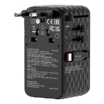 Verbatim Charge'n'Travel adapter 70W 2C kokkupandav Black
