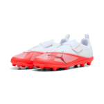 PUMA Ultra 7 Play V FG/AG RB Jr Football Unisex Red, White