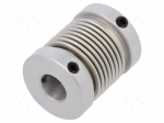 Coupling | &Oslash;1: 10mm | &Oslash;2: 10mm | Mat: aluminium,stainless steel