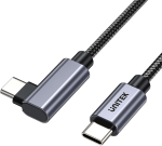 Unitek Kabel USB-C kątowy 90&deg; PD100W 3m