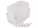 Enclosure: multipurpose | X: 110mm | Y: 180mm | Z: 137mm | TK PC | grey