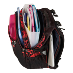 Herlitz Ultimate Graffiti backpack Sports backpack Black, Red Polyester