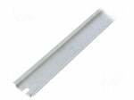 DIN rail | steel | W: 35mm | L: 580mm | ALN316011,ALN316018